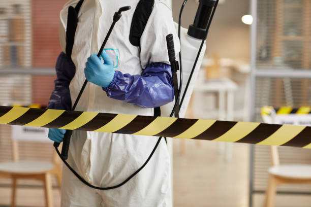 Professional Blood Cleanup technician working in Limington, ME